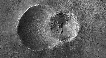 Twin Craters in Meridiani Planum