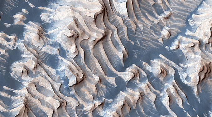 Layers in Danielson Crater