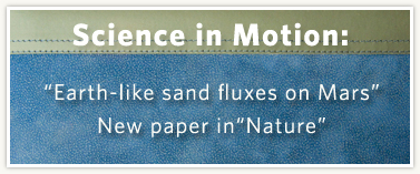 Science in Motion: New paper out in 'Nature' magazine