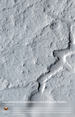 Una col·lecció de formacions a l’est d’Elysium Planitia