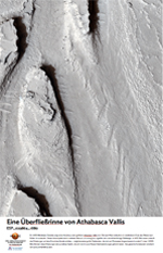 Eine berflierinne von Athabasca Vallis