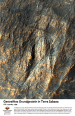 Gestreiftes Grundgestein in Terra Sabaea