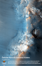 Östlicher Rand des Endeavour Kraters