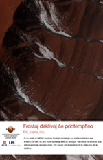 Frostaj deklivoj ĉe printempfino