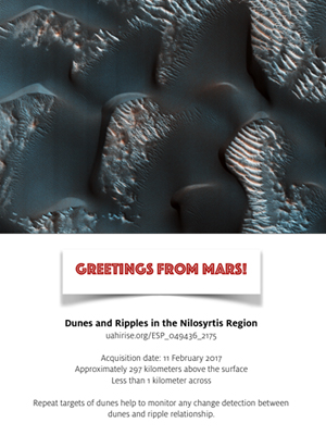 Dunes and Ripples in Nilosyrtis Region
