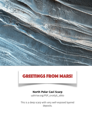North Polar Cavi Scarp