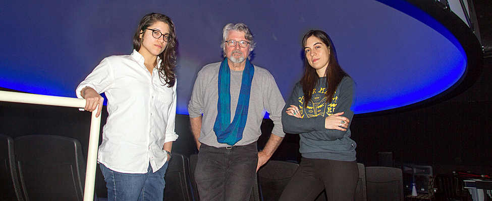 Regina Cantu de Alba, left, and Dave and Lyn Pentecost