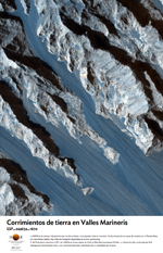 Corrimientos de tierra en Valles Marineris
