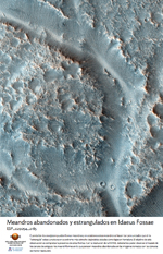 Meandros abandonados y estrangulados en Idaeus Fossae