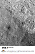 Huellas de Curiosity