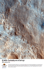 El MSL Curiosity en el Sol 157