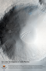 Un crter de impacto en Isidis Planitia