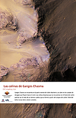  Las colinas de Ganges Chasma 