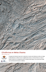 Clinoformas en Melas Chasma