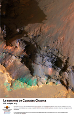 Le sommet de Coprates Chasma