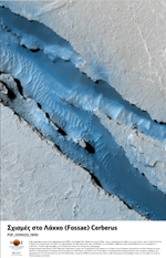 Σχισμές στο Λάκκο (Fossae) Cerberus