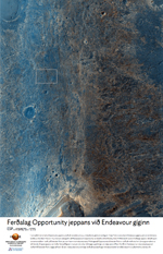 Ferðalag Opportunity jeppans við Endeavour gíginn