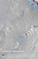 Sandlindir nrri Athabasca Valles