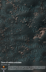 Dune di sabbia ondulate 