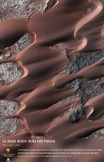Le dune attive della Nili Patera
