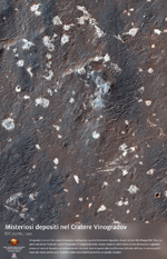 Misteriosi depositi nel Cratere Vinogradov
