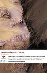 Le colline di Ganges Chasma