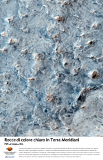 Rocce di colore chiaro in Terra Meridiani