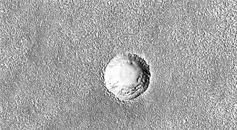 Kowdoll Liesterrashes Possybyl yn Arcadia Planitia