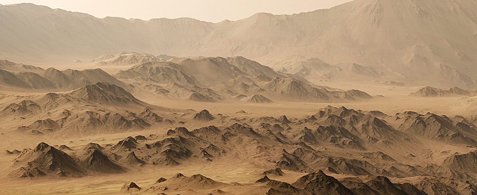 A Postcard from Mars: Mojave Crater