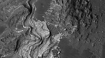 A Possible Delta-Lake Transition in Eberswalde Crater