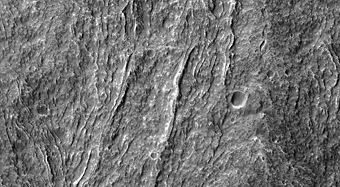 Surface Texture Sample on South Side of Olympus Mons