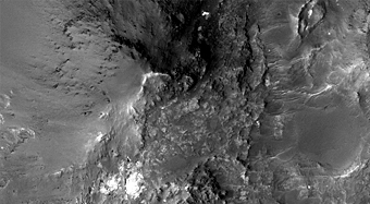 Central Structure of Large Impact Crater