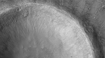 Monitor Crater Slope in Solis Planum