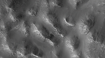 Fractured Terrain in Shambe Crater