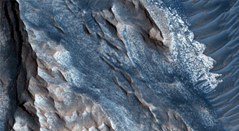 Layered Rocks of Ophir Mensa