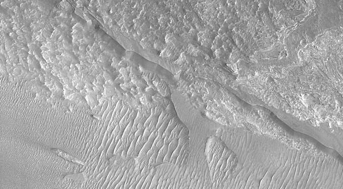 Coprates Chasma Sand Transport Pathway