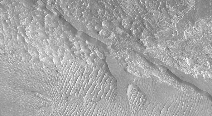 Coprates Chasma Sand Transport Pathway