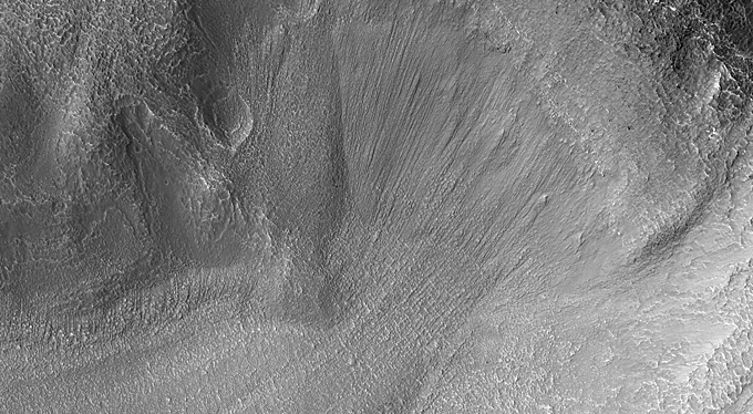 Landforms in Majuro Crater