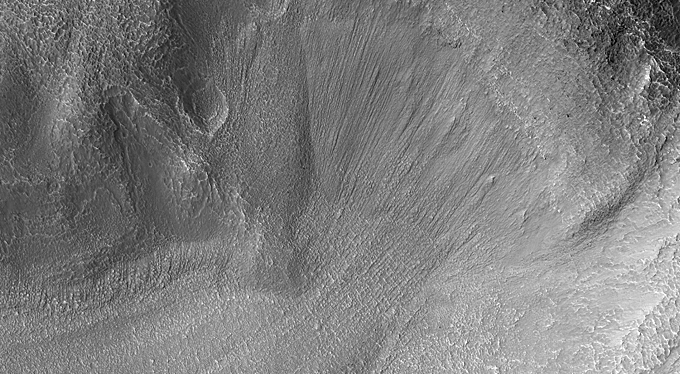 Landforms in Majuro Crater