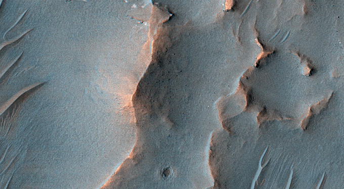 Sinuous Ridges and Possible Layers