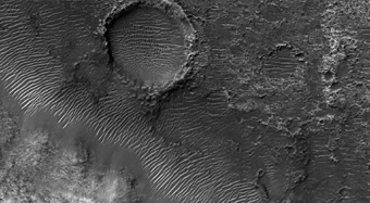 Detection of Clays in Crater Northeast of Briault Crater