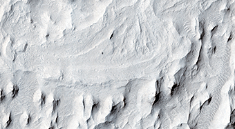 Meanders in Ridge Form in the Zephyria Region 