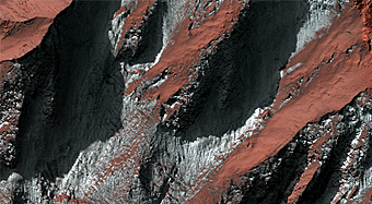 Frosted Gully Landforms