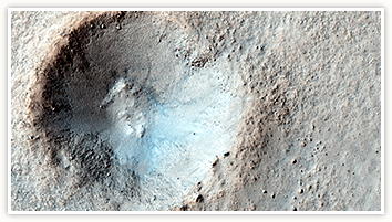 A Small Mid-Latitude Crater