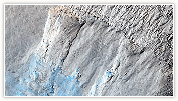 Erosion of Steep Scarp of the South Polar Layered Deposits