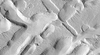 The Busy Flank of Arsia Mons 