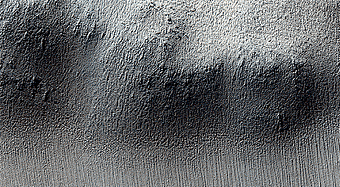 Knubbel in den sdpolaren, geschichteten Ablagerungen des Mars