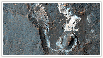 Sediments in Ladon Basin