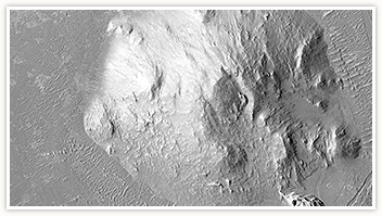 Differential Compaction around a Crater Peak