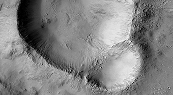 A Triple-Crater in Elysium Planitia